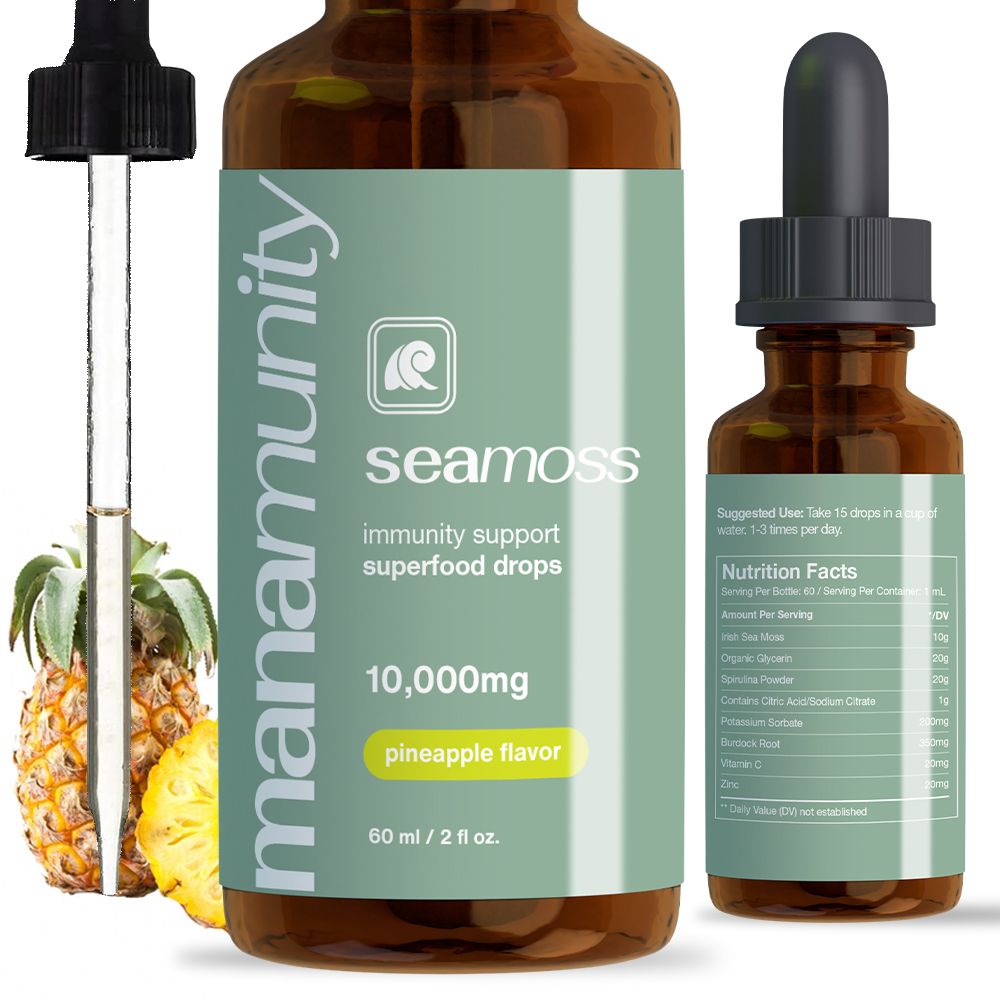 Vegan Sea Moss Liquid Drops 10,000 mg