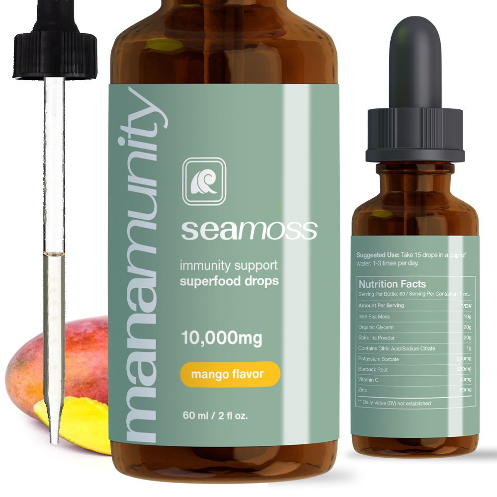 Vegan Sea Moss Liquid Drops 10,000 mg