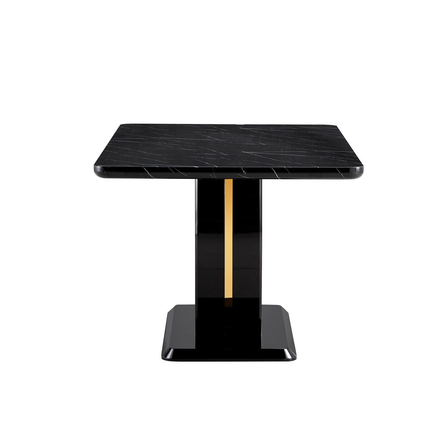 Black Marble DiningTable Set