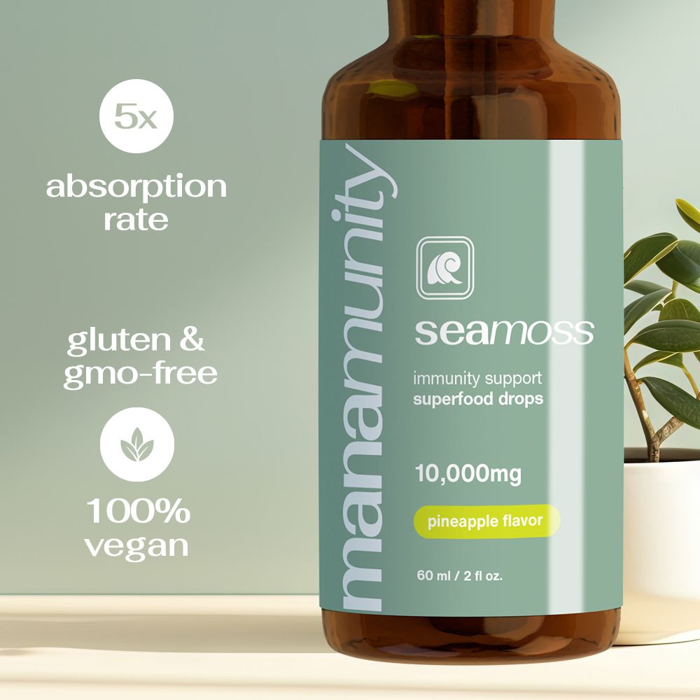 Vegan Sea Moss Liquid Drops 10,000 mg