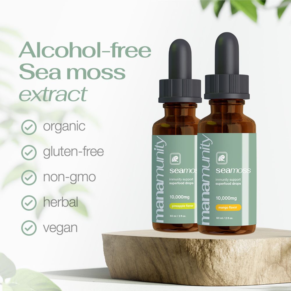 Vegan Sea Moss Liquid Drops 10,000 mg