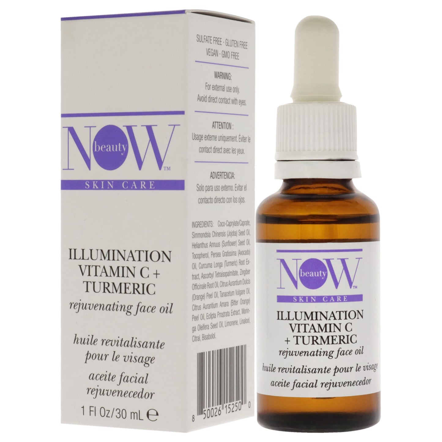 Illumination Vitamin C Plus Turmeric Rejuvenating Face Oil 1 oz Oil