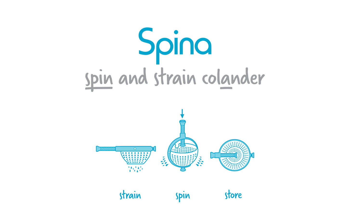 Spina | Easy-To-Use Salad Spinner