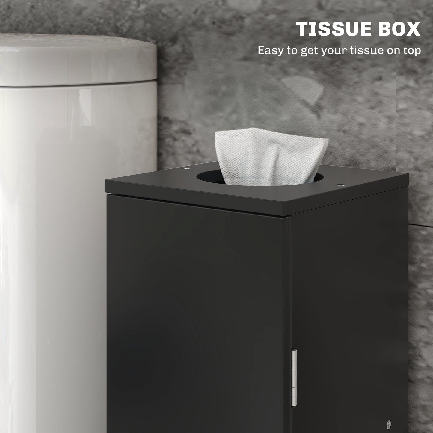 HOMCOM Toilet Paper Cabinet