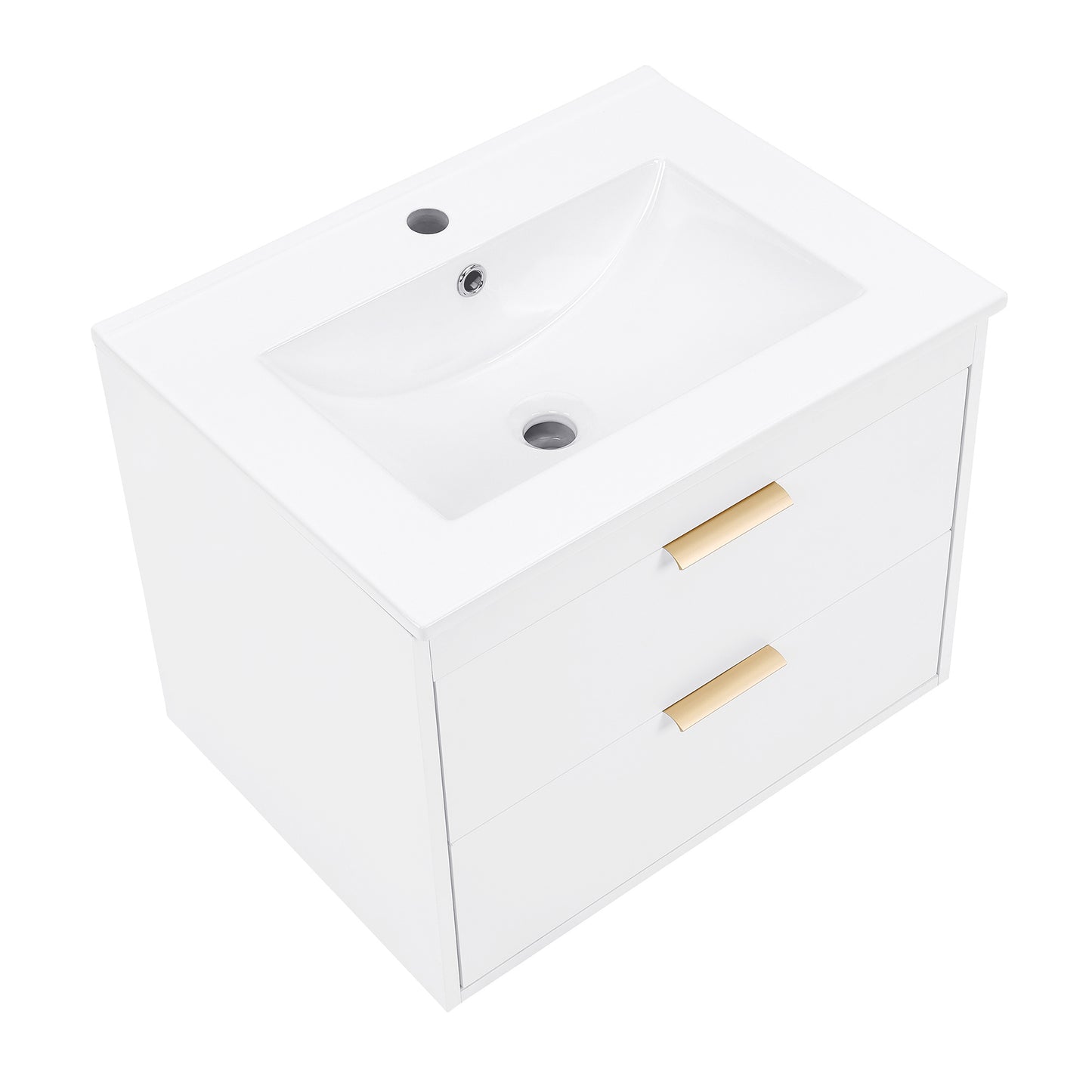 24" floating wall mounted bathroom vanity