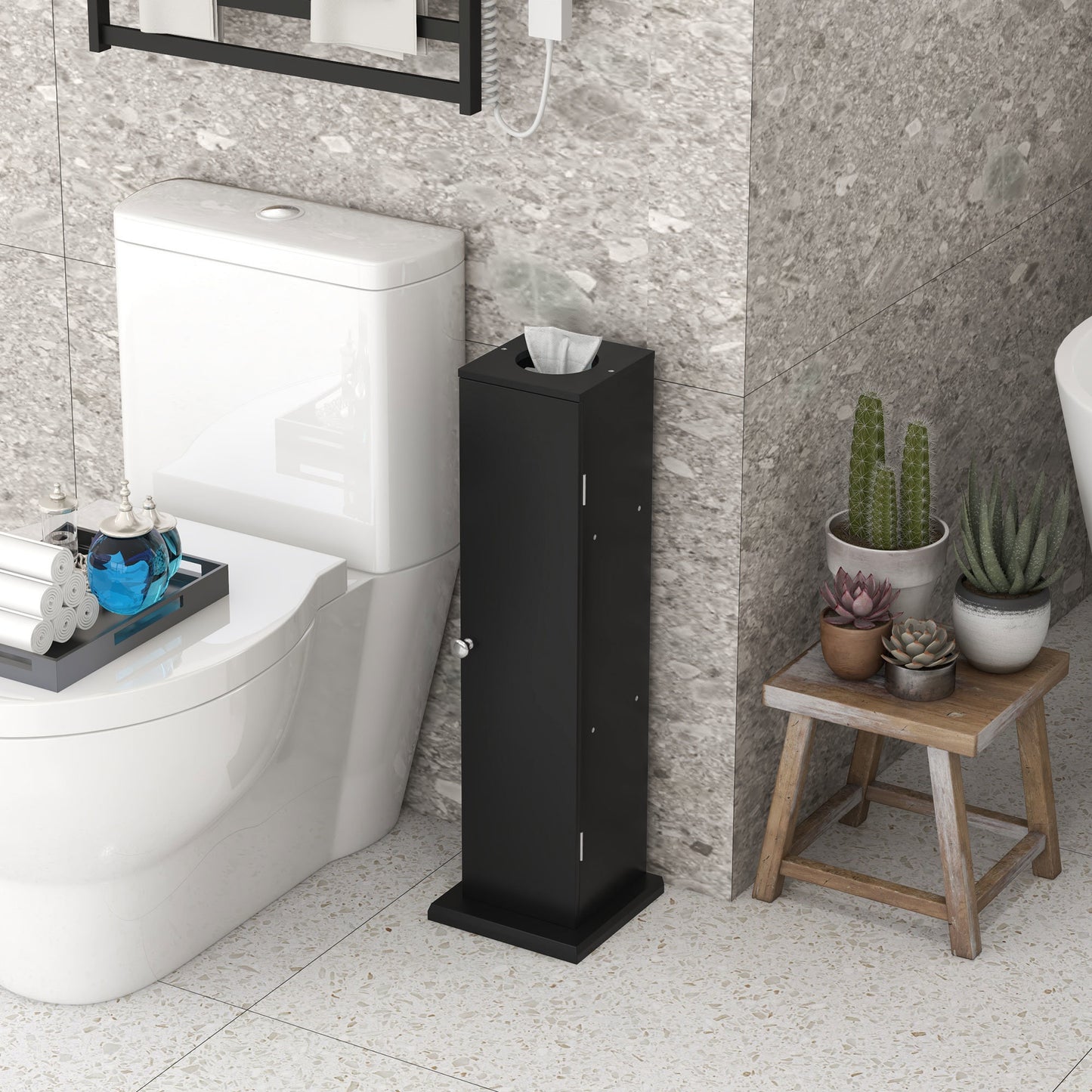 HOMCOM Toilet Paper Cabinet