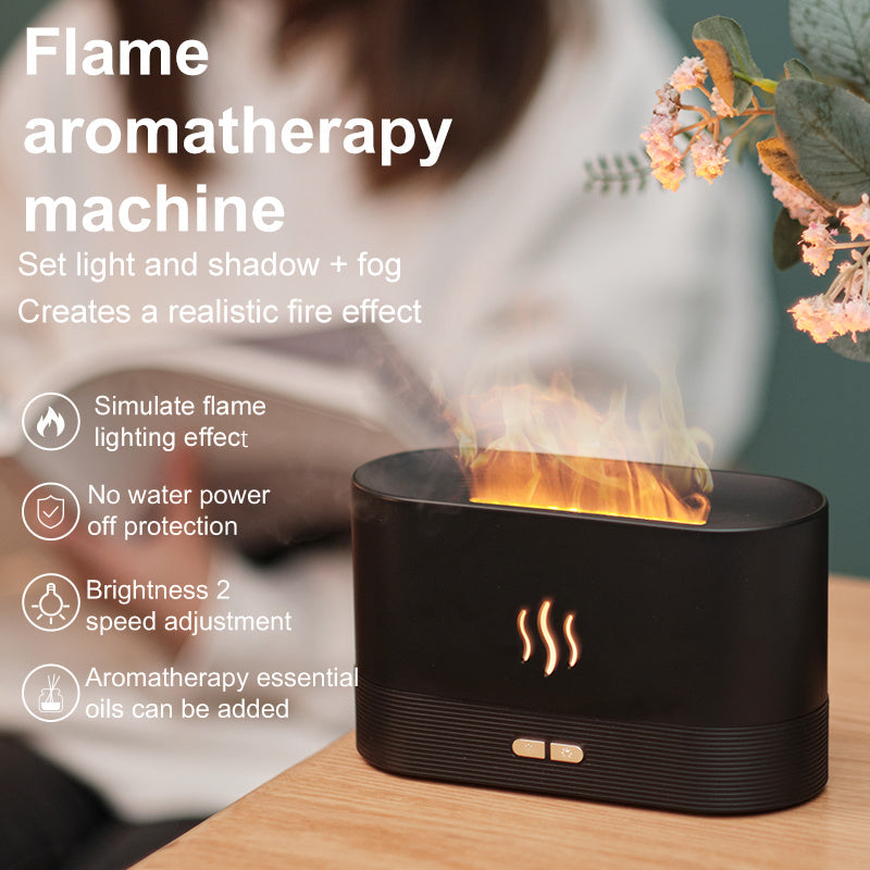 Aroma Diffuser Flame Light