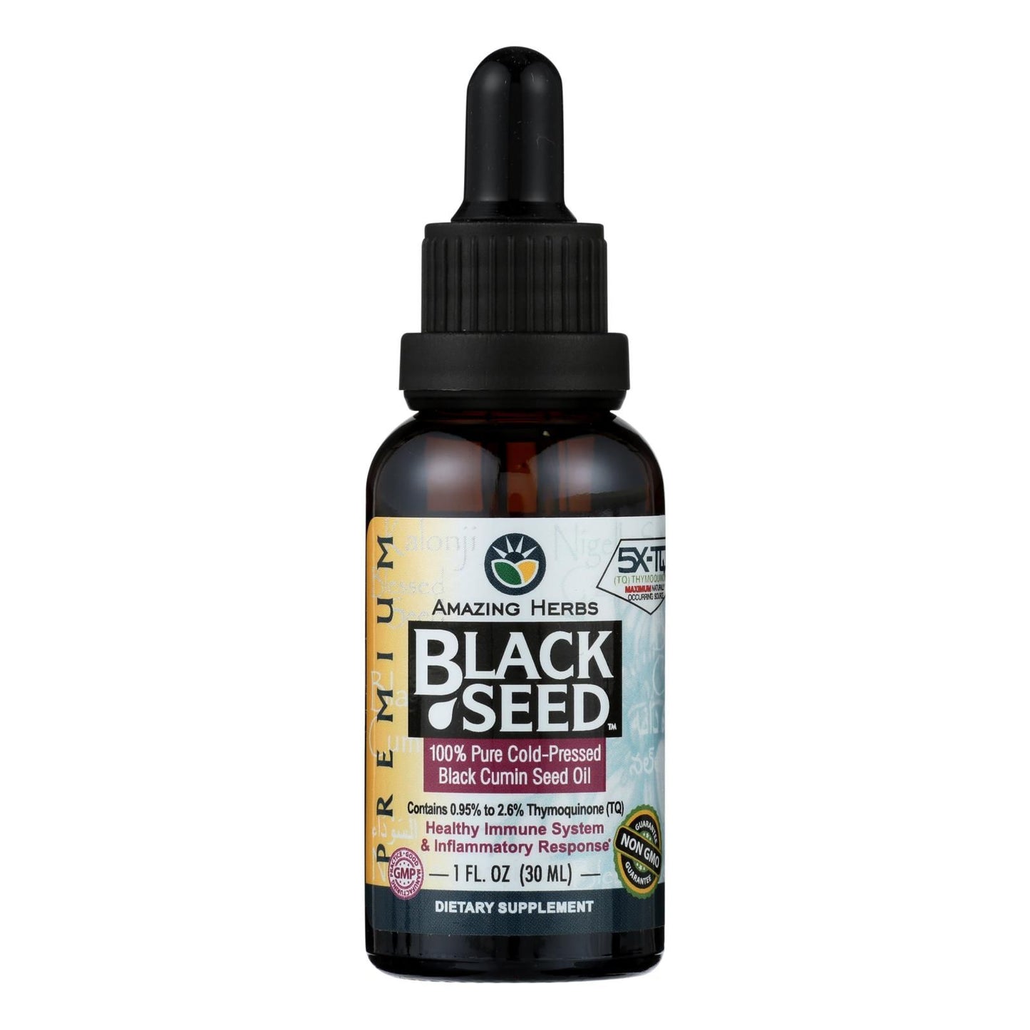 Premium Black Seed Oil - Cold Pressed 1 Fl Oz